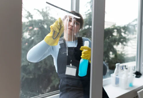 Nettoyage de vitres intérieures et extérieures à la Motte-d'Aigues